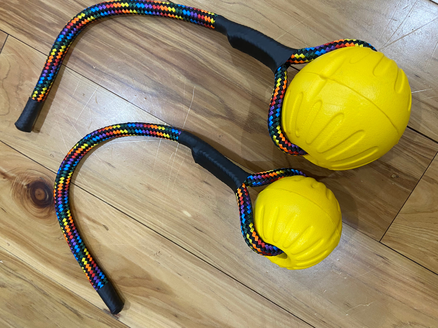 Starmark Durafoam Ball with Wildhunde Rope Handle