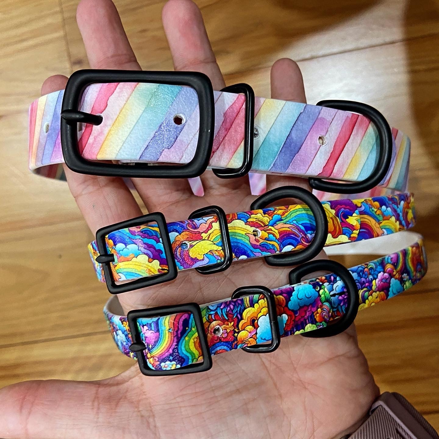 Custom UV Printed BioThane Collar- Made To Order