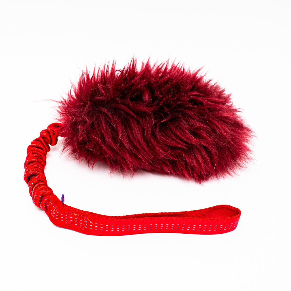 Wild-Tug Ultra Fluff Sheepskin Bungee Tug Toy
