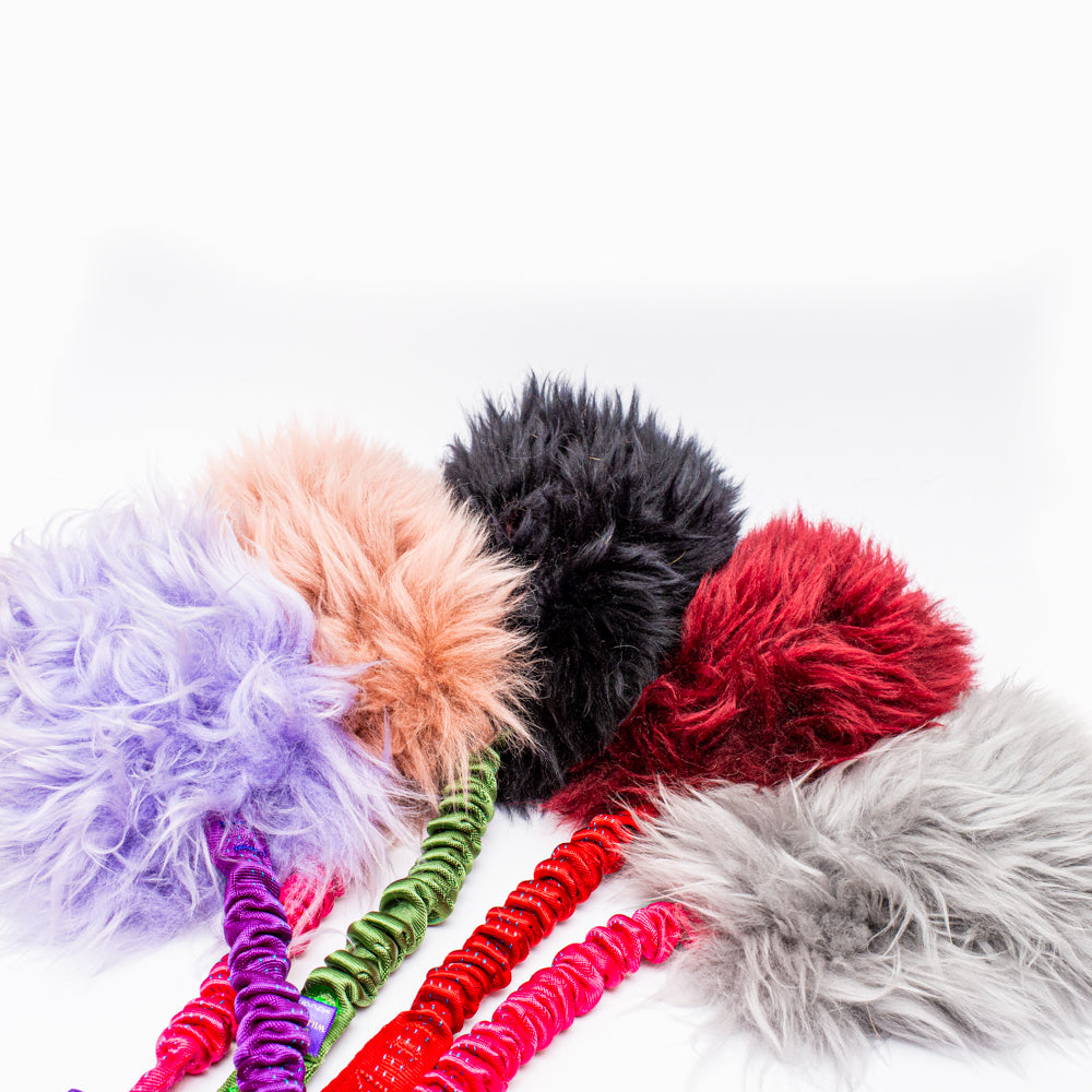 Wild-Tug Ultra Fluff Sheepskin Bungee Tug Toy