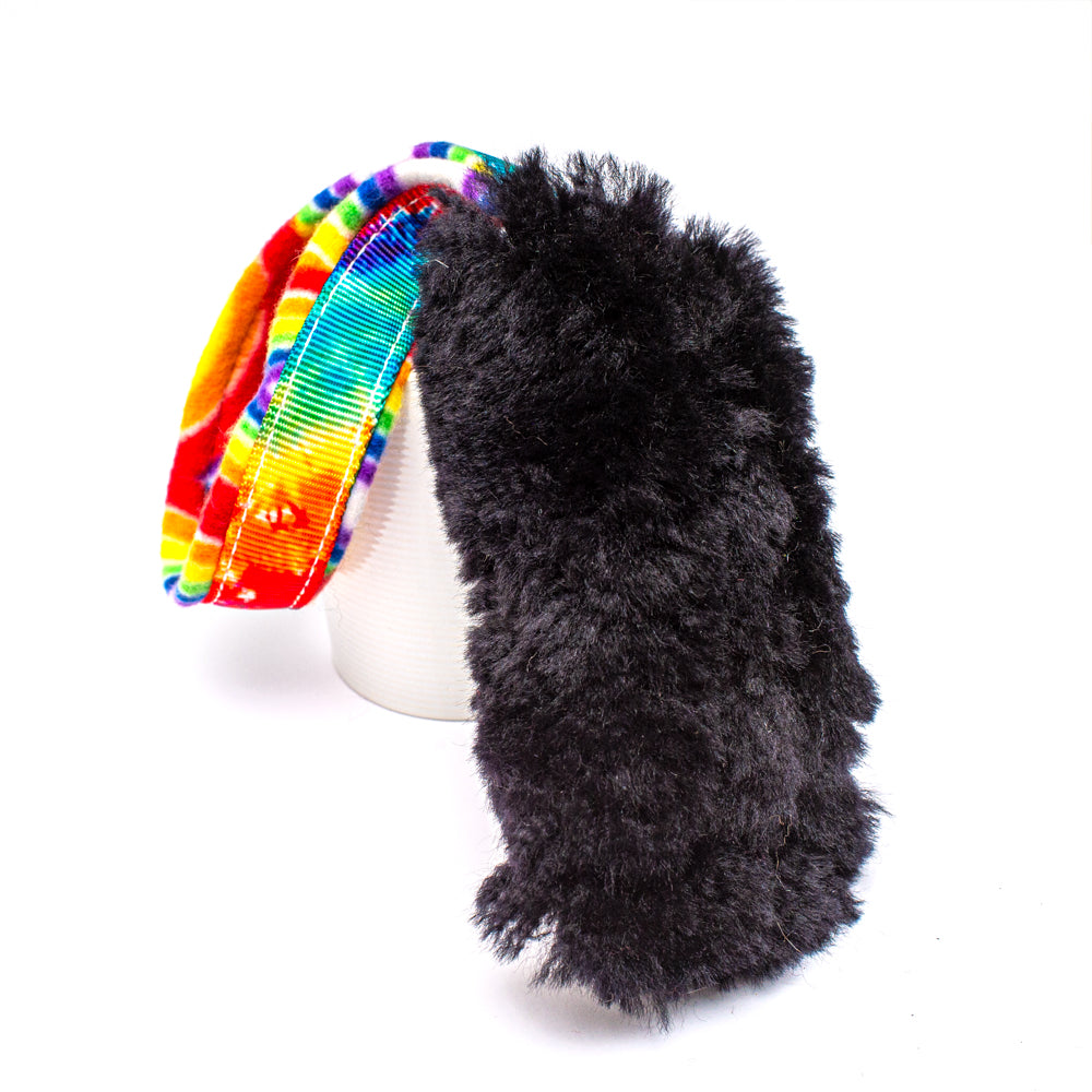 Wild-Tug Sheepskin Tug Toy with Padded Handle