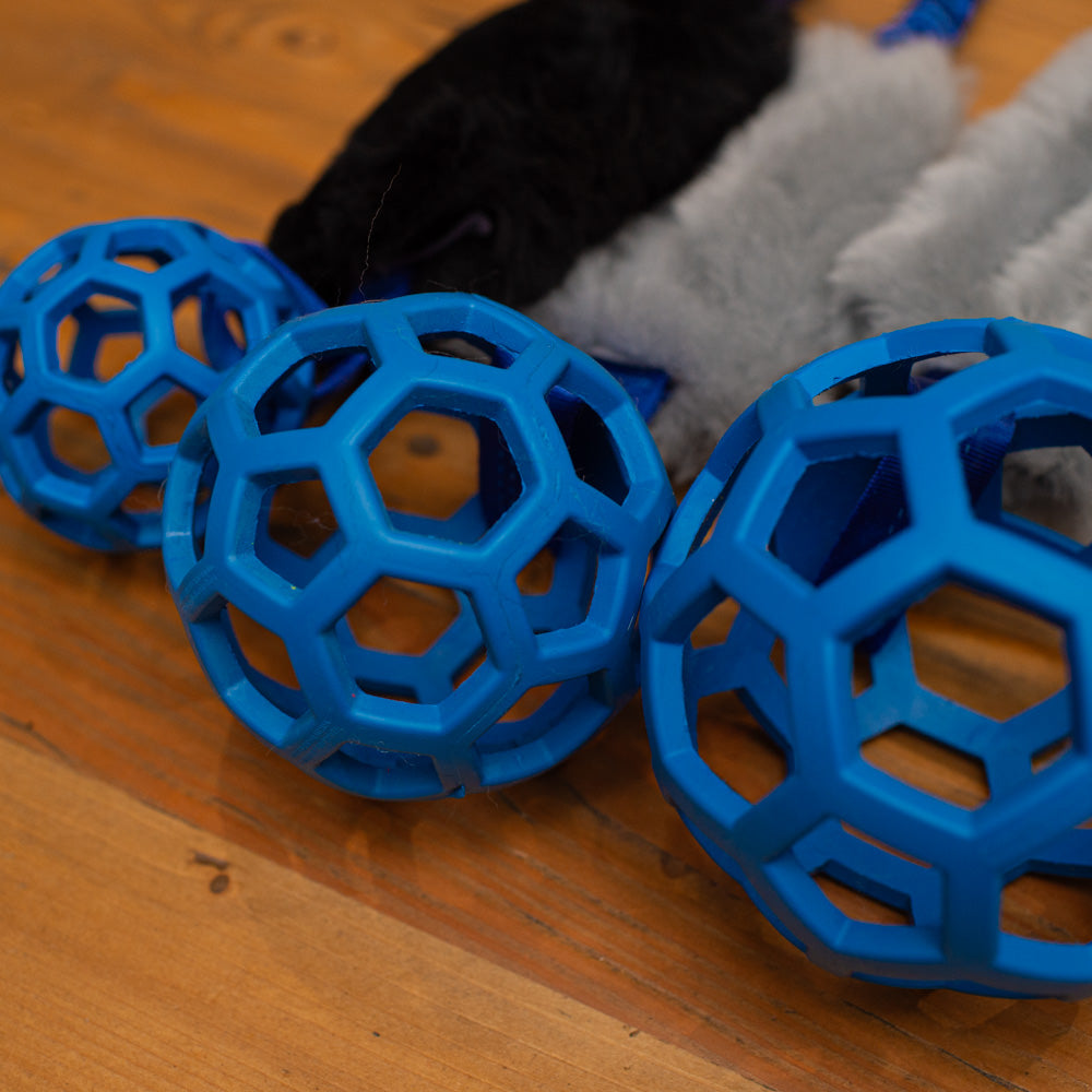 Wild-Tug Sheepskin Bungee and Holee Ball Tug Toy