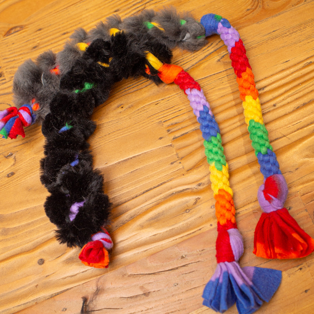 Zoom and Chase Sheepskin Tug