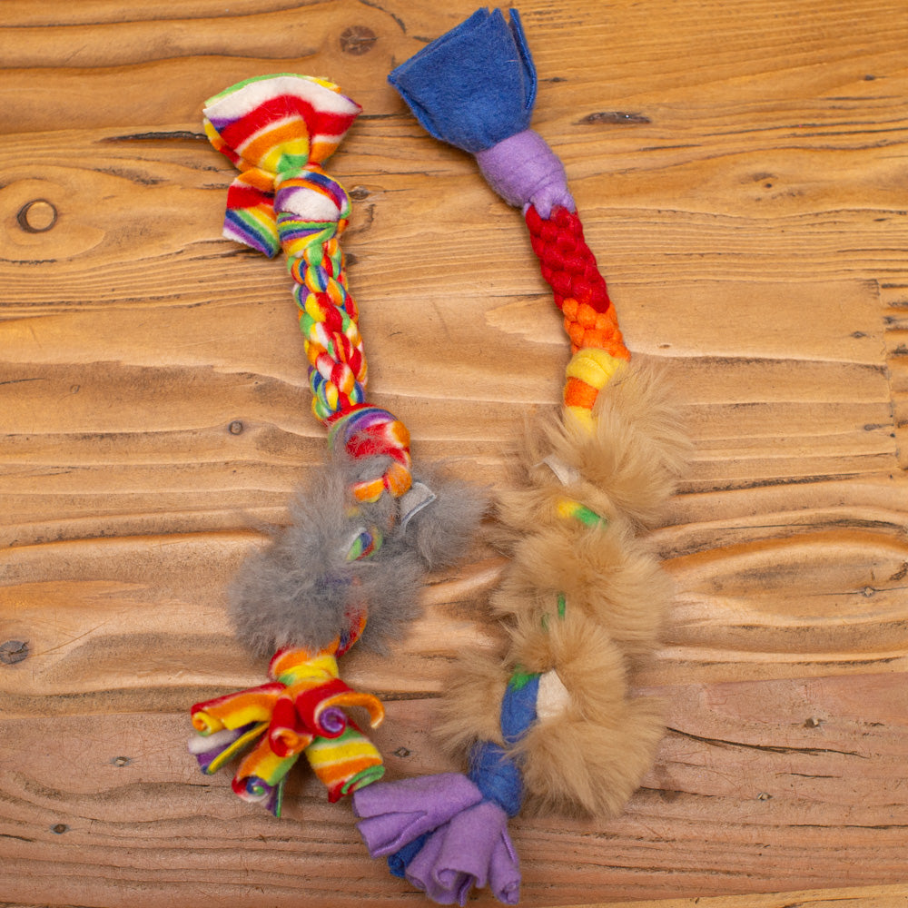 Zoom and Tug Sheepskin Toy
