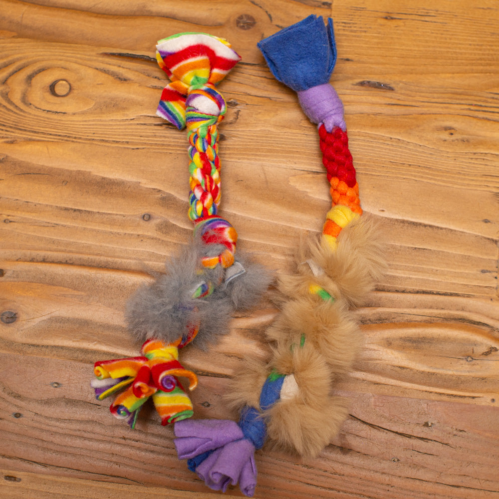 Zoom and Tug Sheepskin Toy