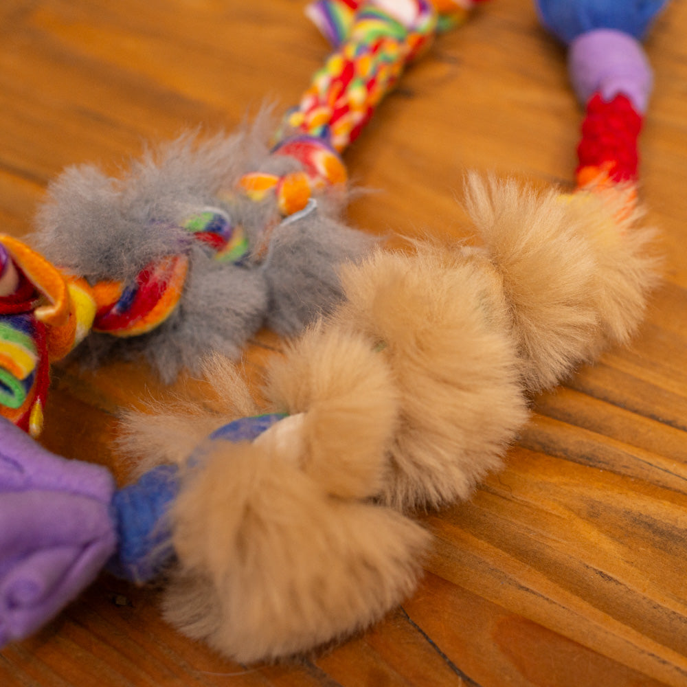 Zoom and Tug Sheepskin Toy