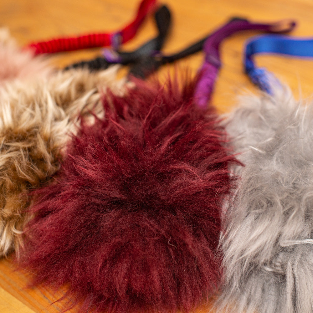 Wild-Tug Ultra Fluff Sheepskin Bungee Tug Toy