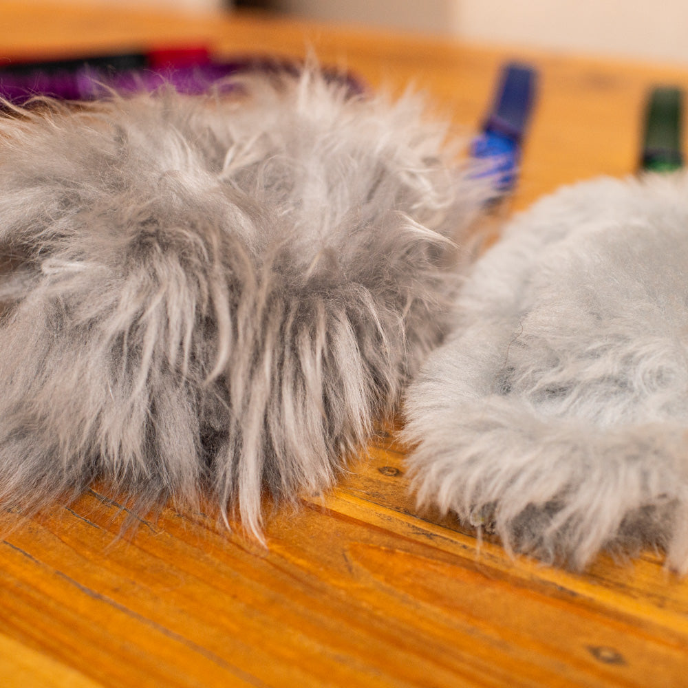 Wild-Tug Ultra Fluff Sheepskin Bungee Tug Toy