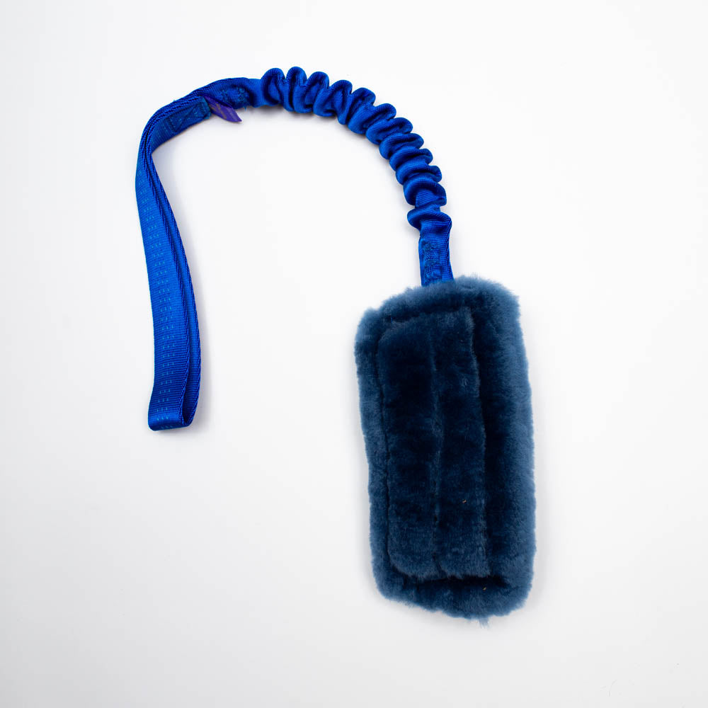 Wild-Tug Sheepskin Bungee Tug Toy