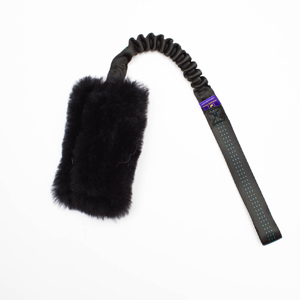 Wild-Tug Sheepskin Bungee Tug Toy