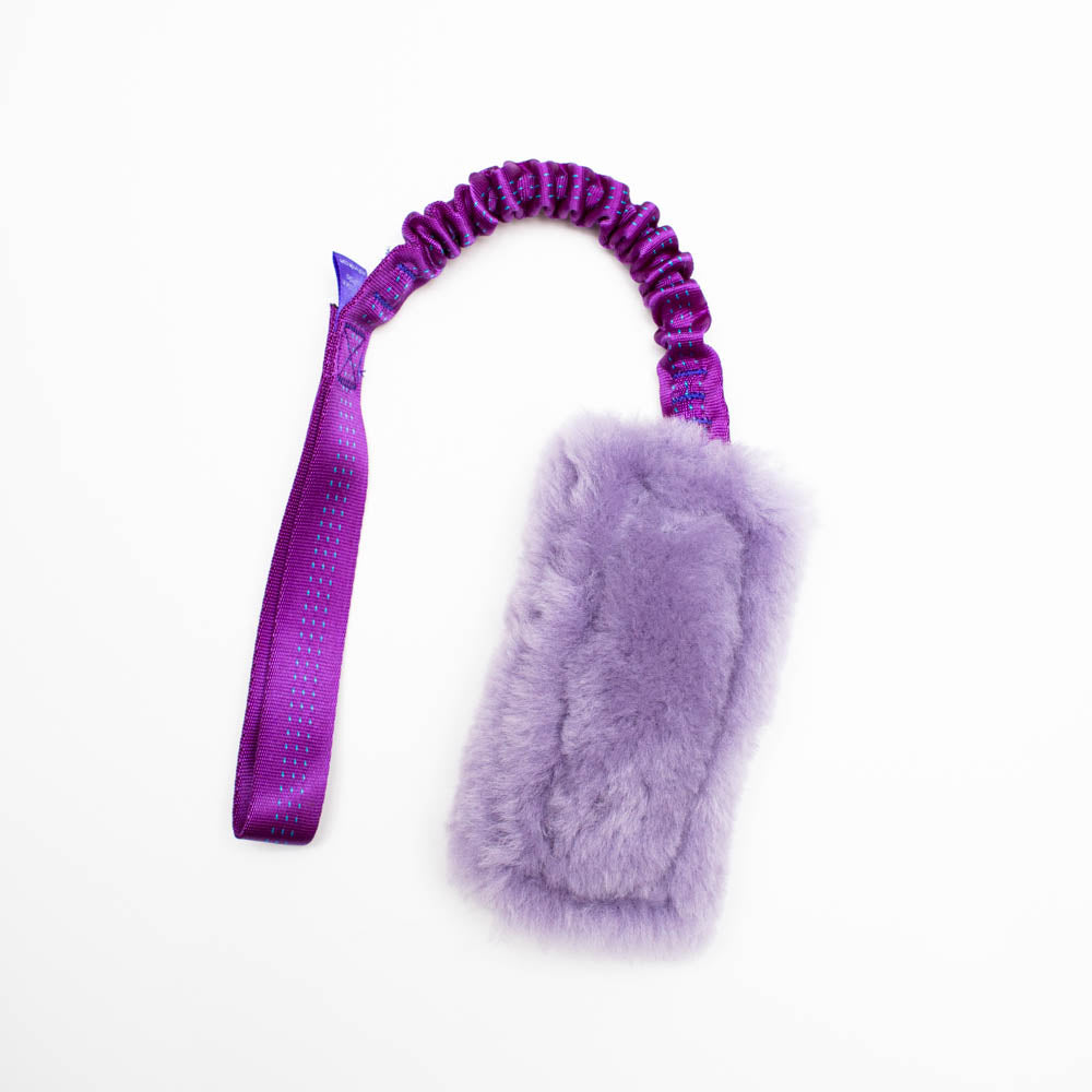 Wild-Tug Sheepskin Bungee Tug Toy
