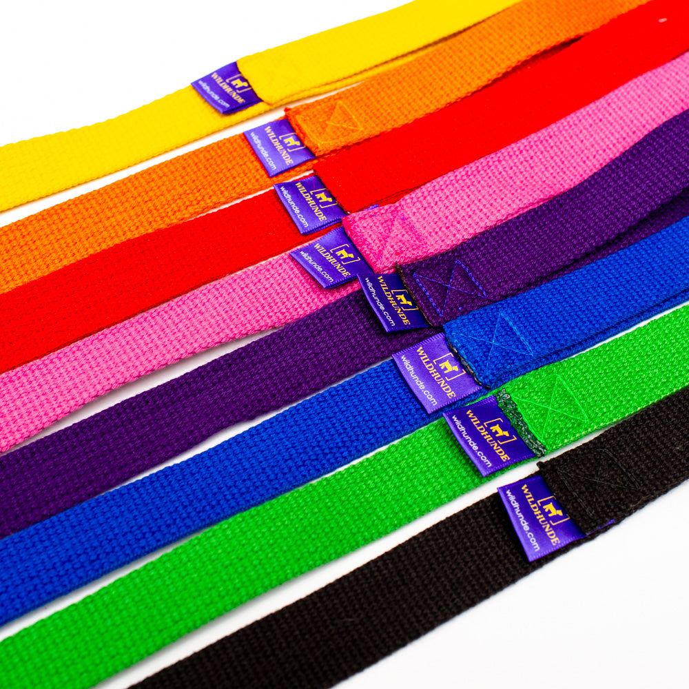 Cotton Webbing Leash 6ft (180cm/1.8m) with Locking Carabiner