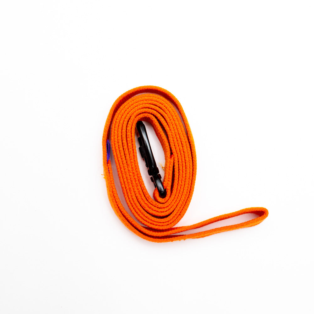 Cotton Webbing Leash 6ft (180cm/1.8m) with Locking Carabiner
