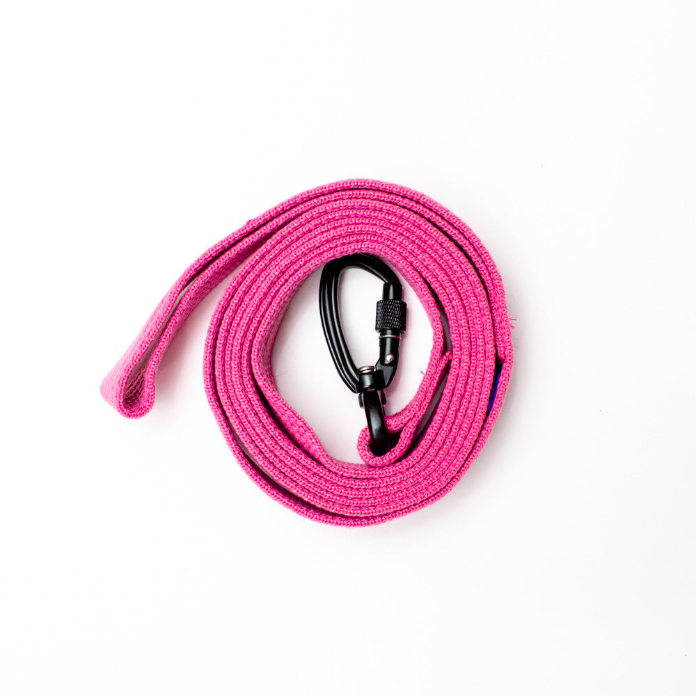 Cotton Webbing Leash 6ft (180cm/1.8m) with Locking Carabiner