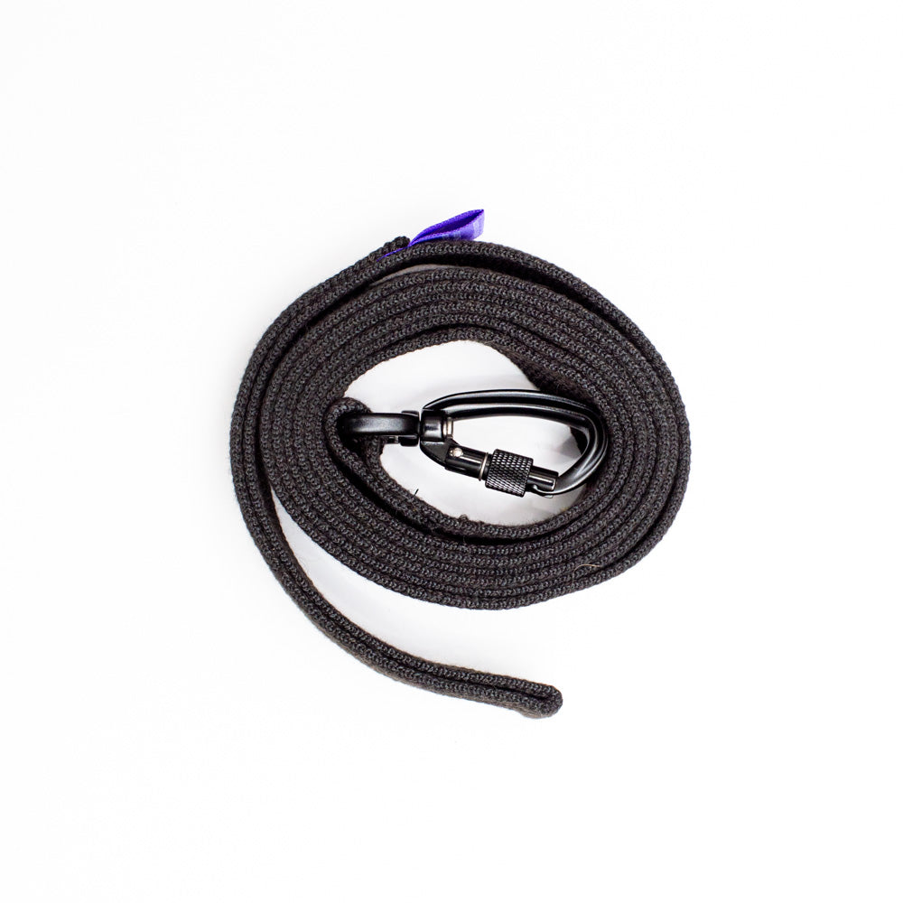 Cotton Webbing Leash 6ft (180cm/1.8m) with Locking Carabiner