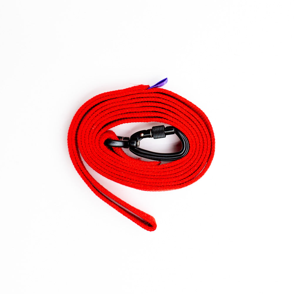 Cotton Webbing Leash 6ft (180cm/1.8m) with Locking Carabiner