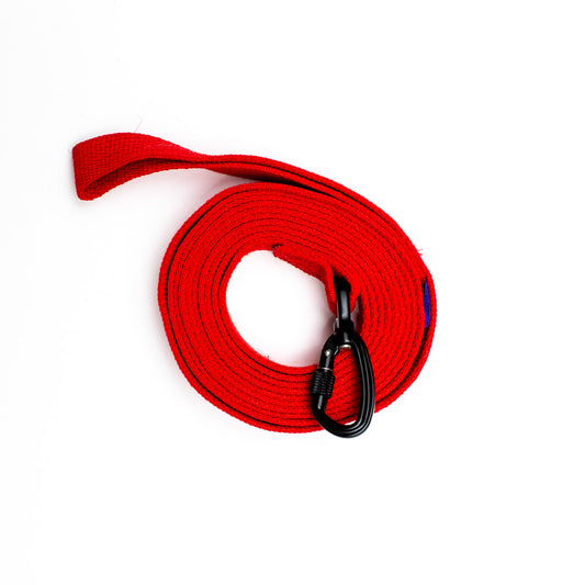 Cotton Webbing Long Line 3m with Locking Carabiner