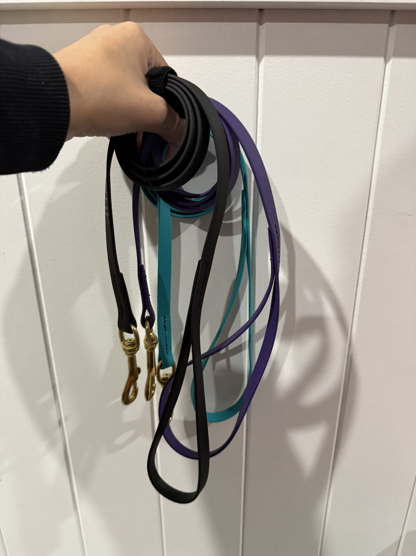 Biothane Light Weight Leash with Gold Brass Snap - CLEARANCE