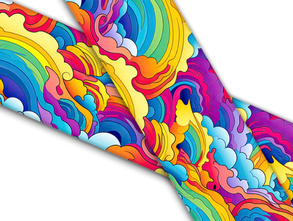 Custom UV Printed BioThane Collar- Made To Order
