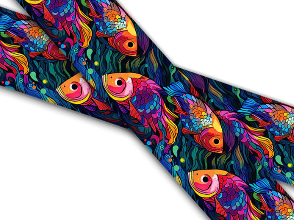 Custom UV Printed BioThane Collar- Made To Order