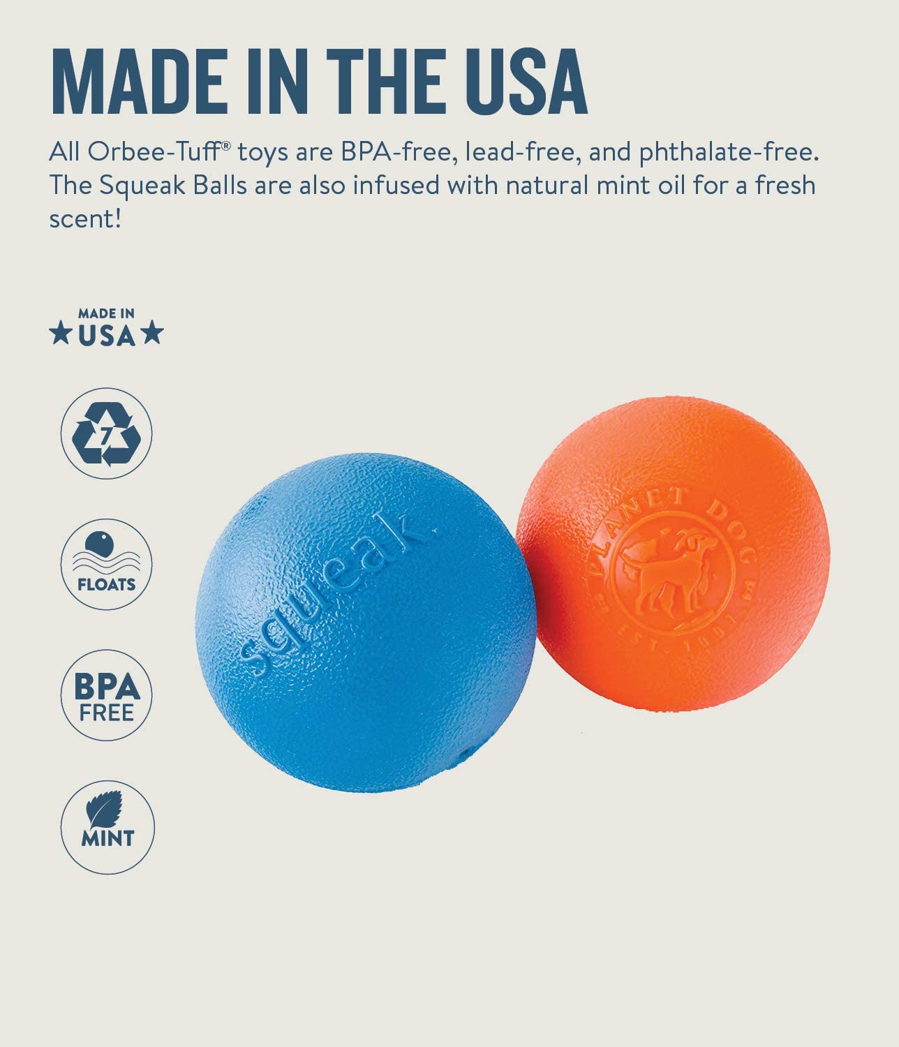 Orbee-Tuff Squeak Ball