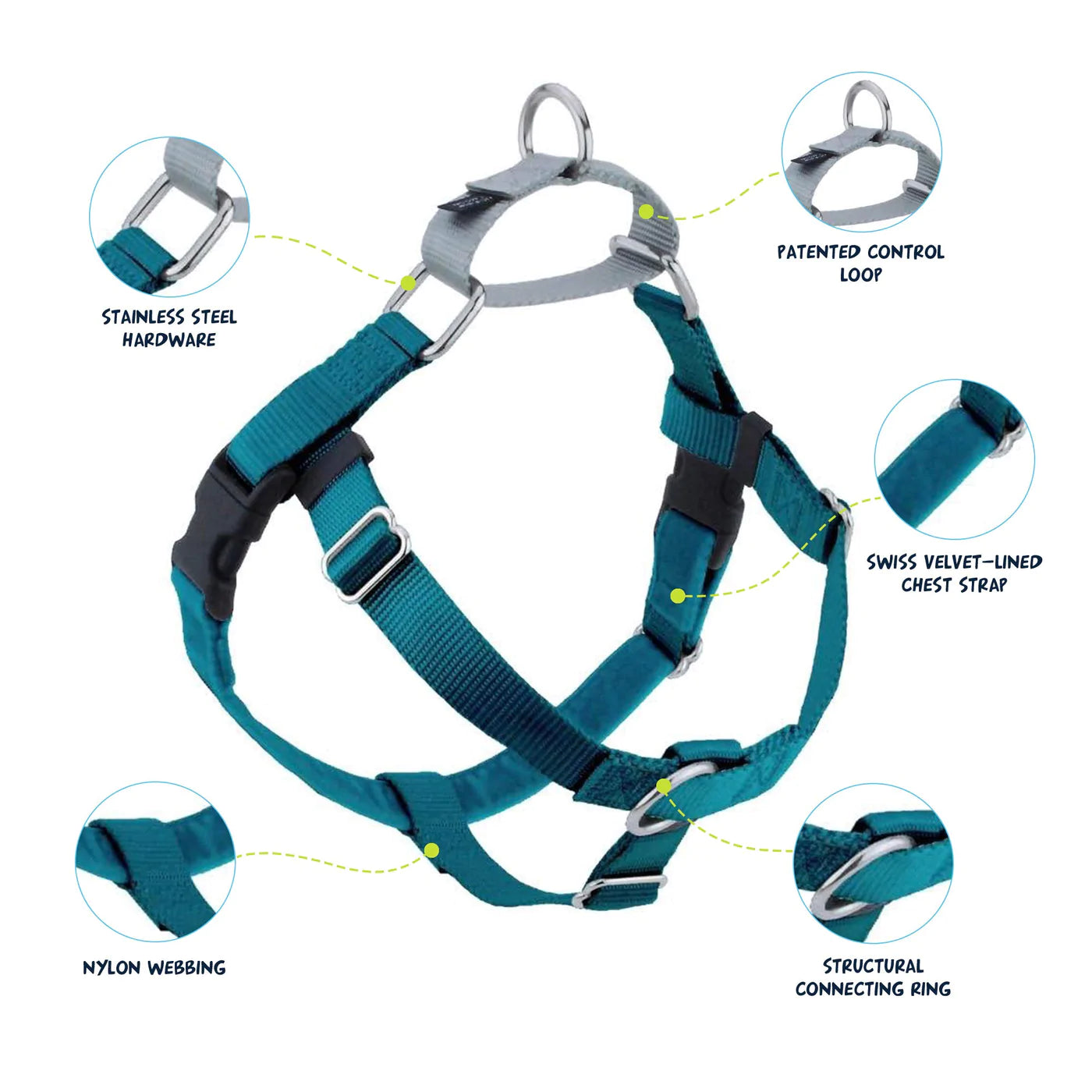 2 Hounds Freedom No-Pull Dog Harness
