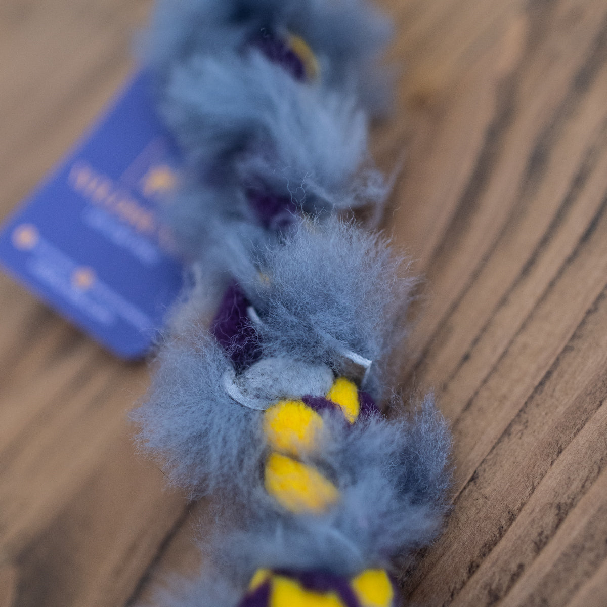 Zoom and Play Sheepskin Tug Ball