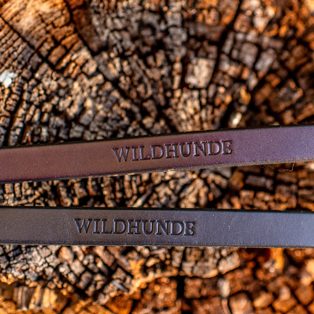 3/4" Dark Chocolate 6ft Leather Leash