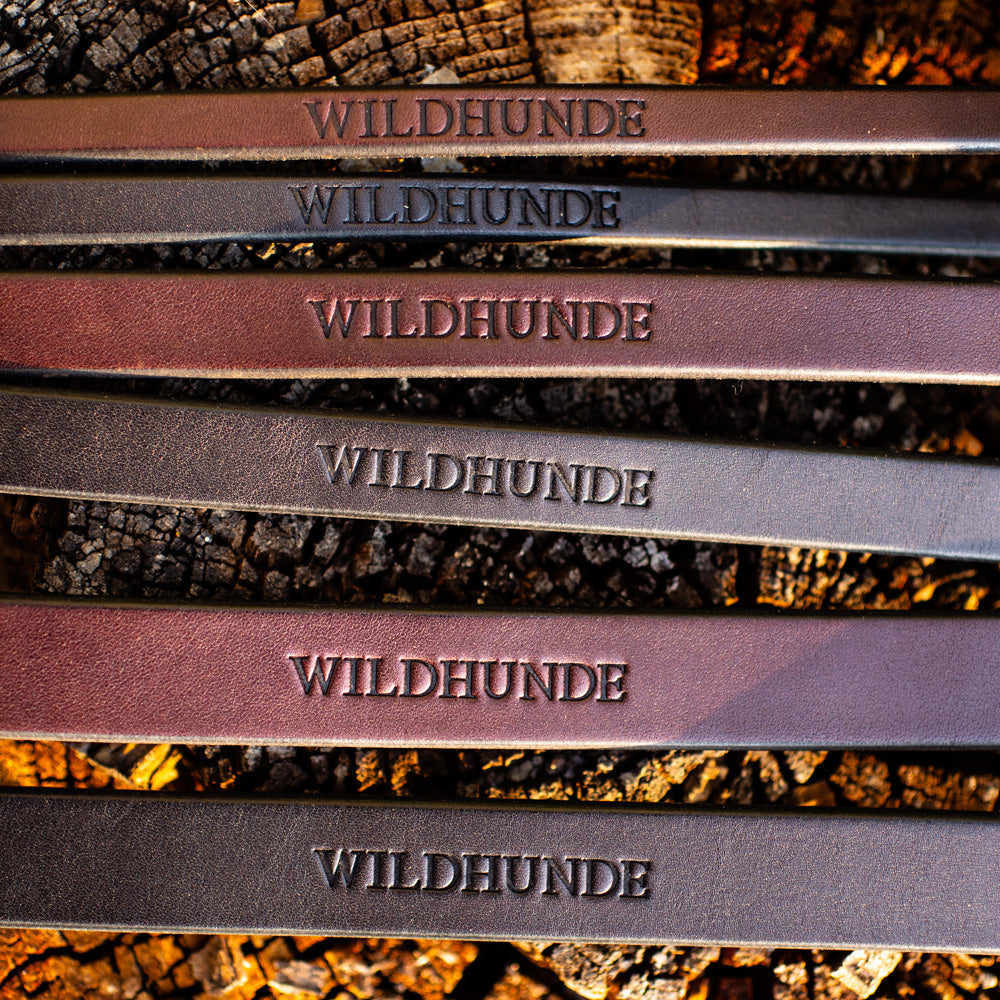 1/2" Dark Chocolate 4ft Leather Leash