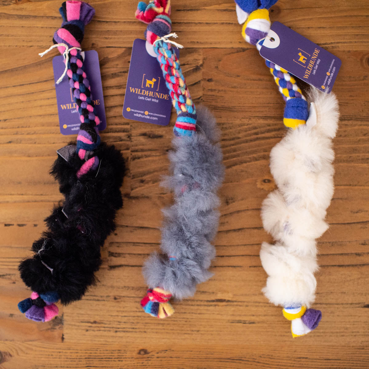 Zoom and Tug Sheepskin Toy