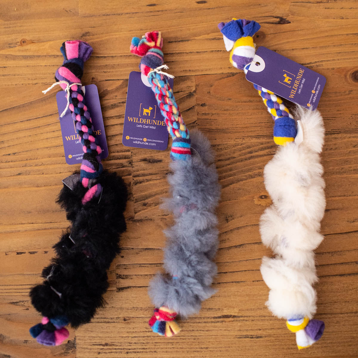 Zoom and Tug Sheepskin Toy