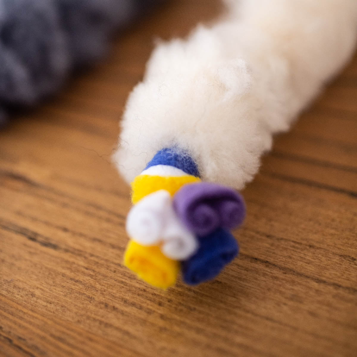 Zoom and Tug Sheepskin Toy