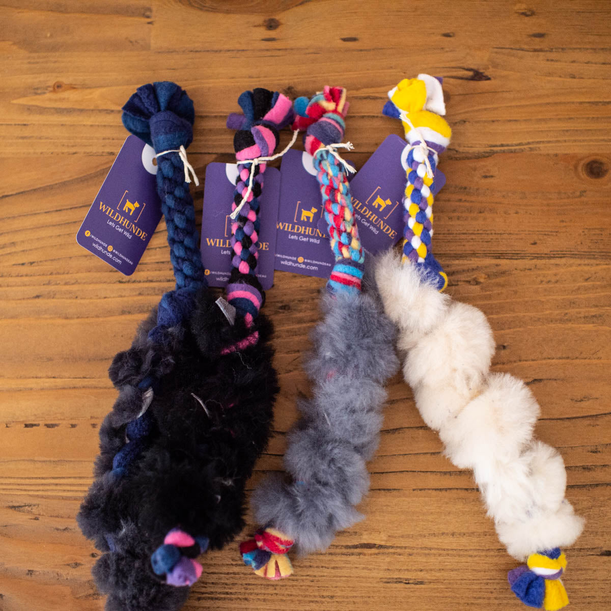 Zoom and Tug Sheepskin Toy