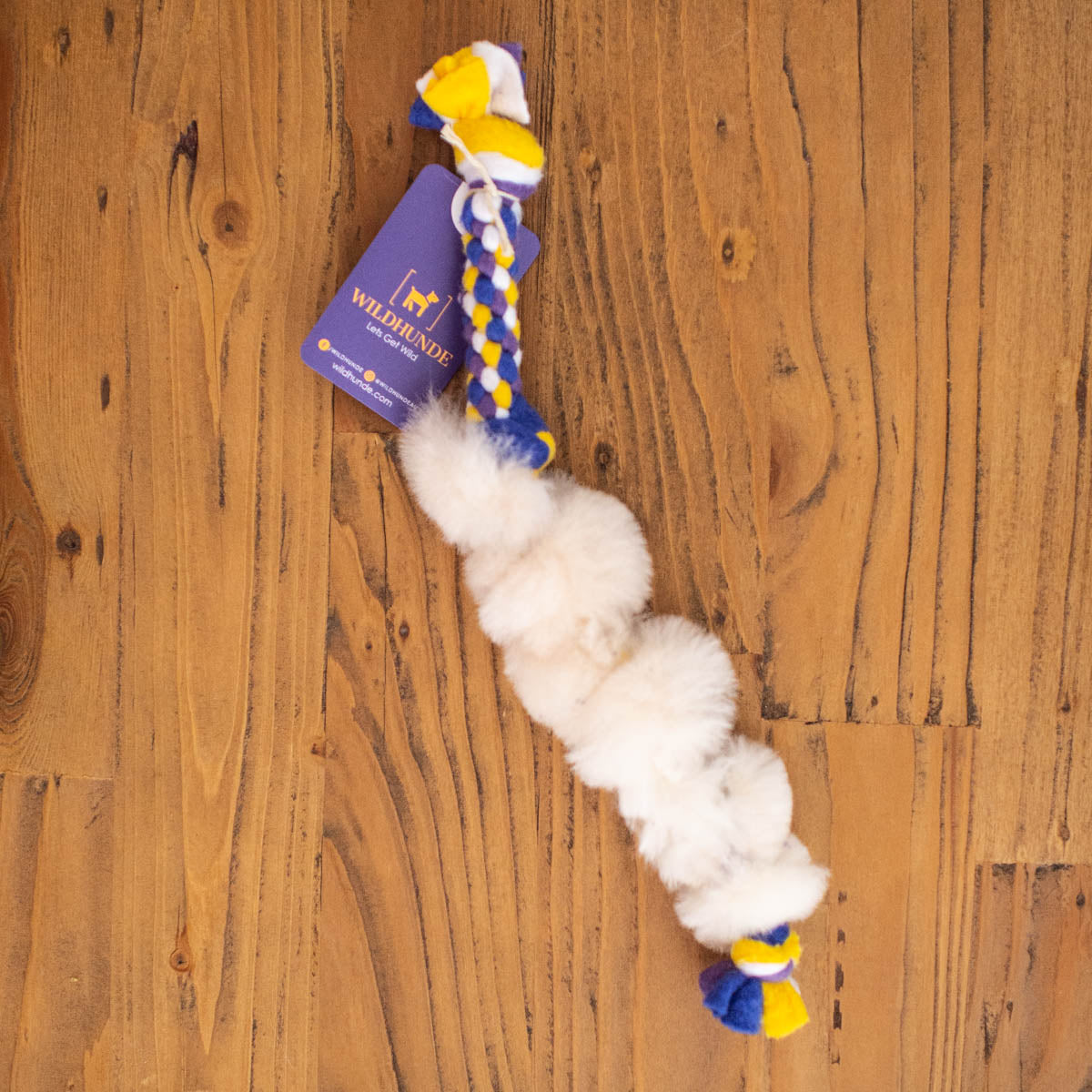 Zoom and Tug Sheepskin Toy