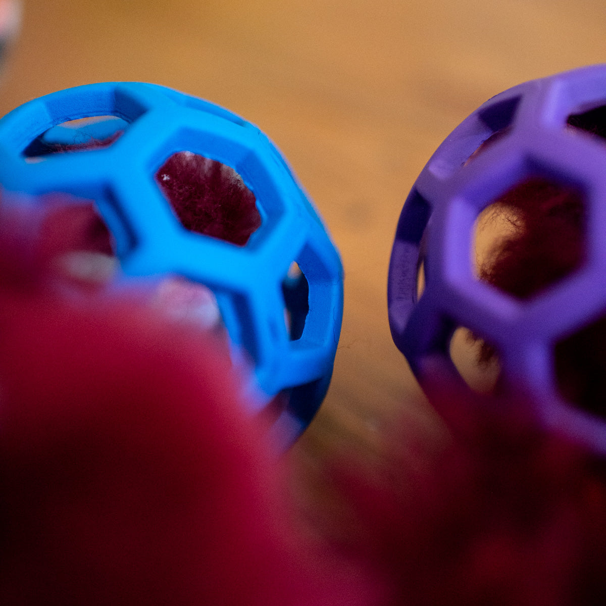 Zoom and Play Sheepskin Tug Ball