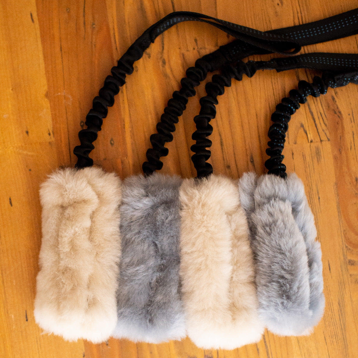 Wild-Tug Sheepskin Bungee Tug Toy
