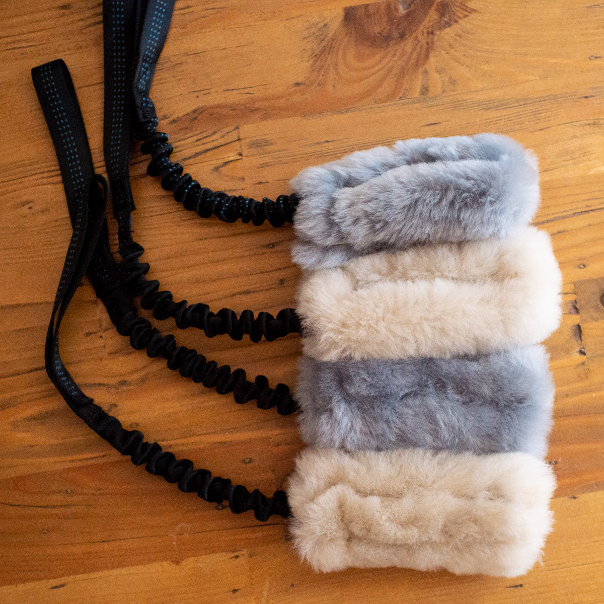 Wild-Tug Sheepskin Bungee Tug Toy