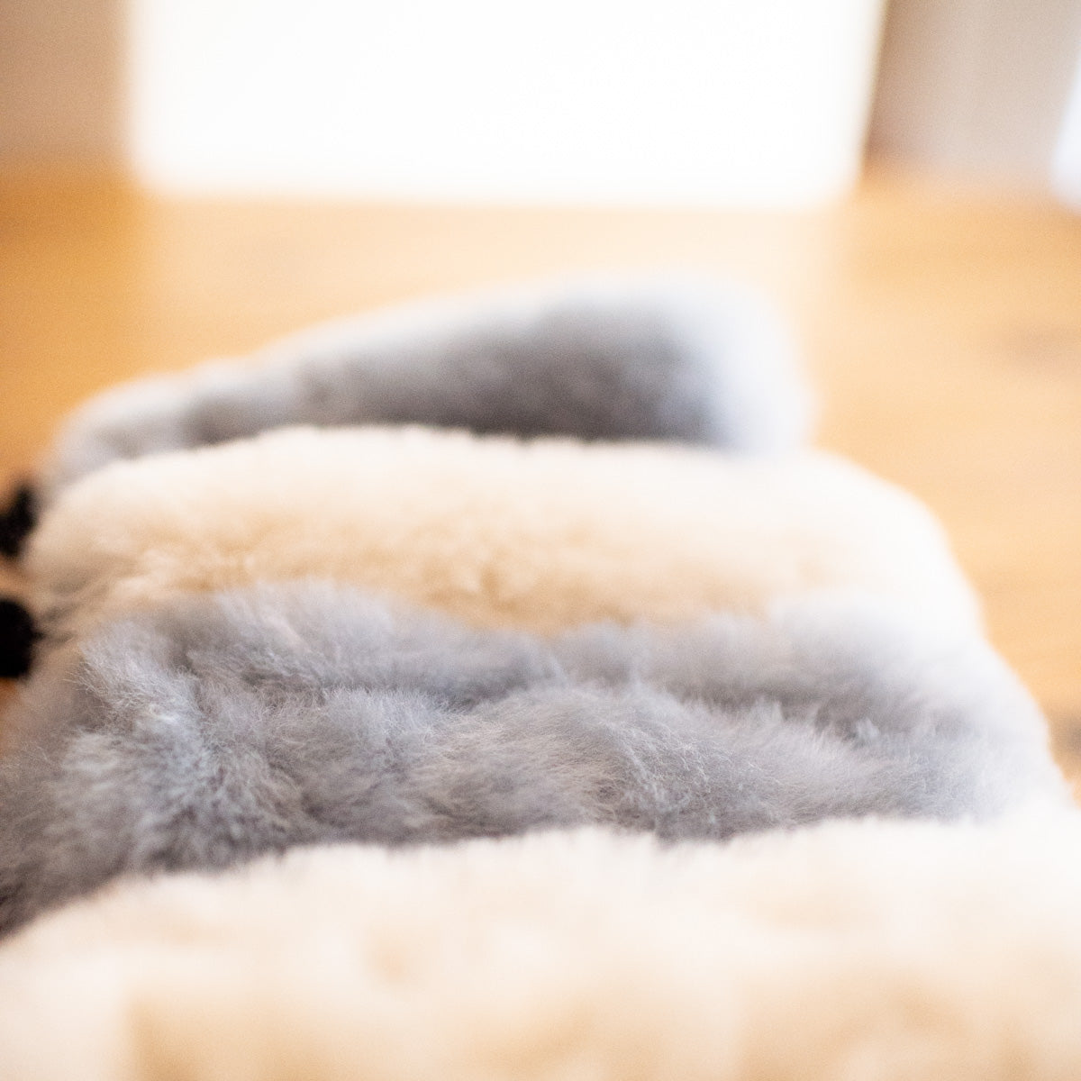 Wild-Tug Sheepskin Bungee Tug Toy