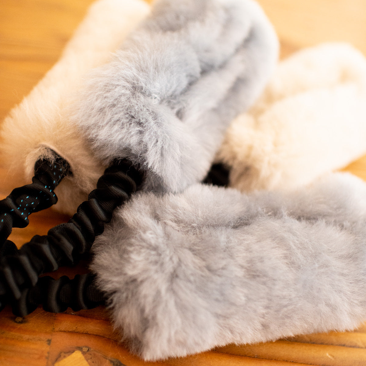 Wild-Tug Sheepskin Bungee Tug Toy