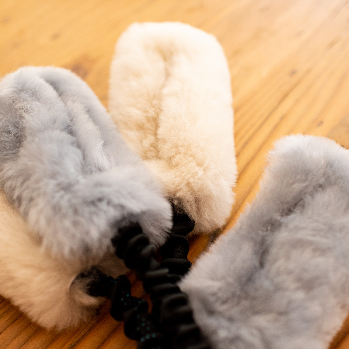 Wild-Tug Sheepskin Bungee Tug Toy