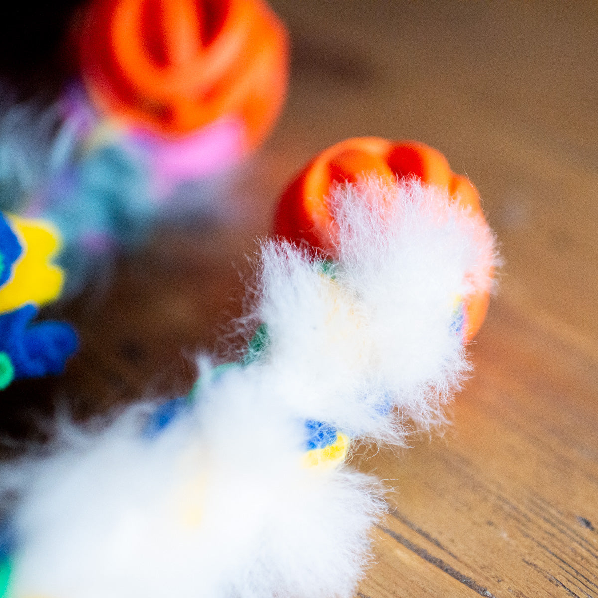Triple Twist Sheepskin and Ball Tug