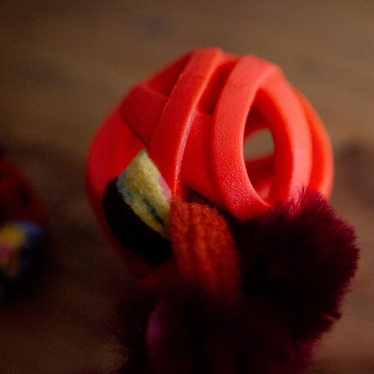 Triple Twist Sheepskin and Ball Tug