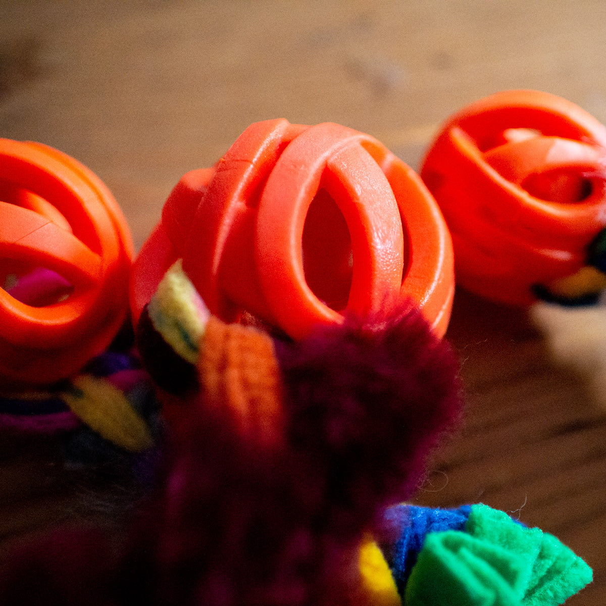 Triple Twist Sheepskin and Ball Tug