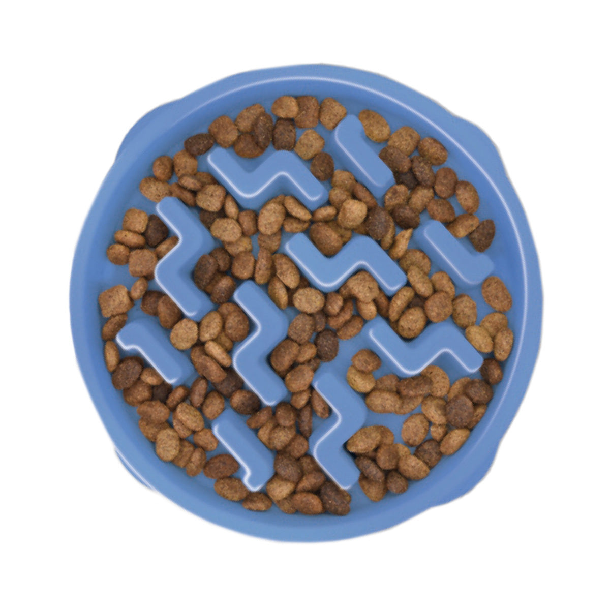 Outward Hound Fun Feeder Slo-Bowl Mini - Blue Notches