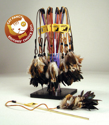 The PURRfect Pouncer Cat Flirt Pole Toy