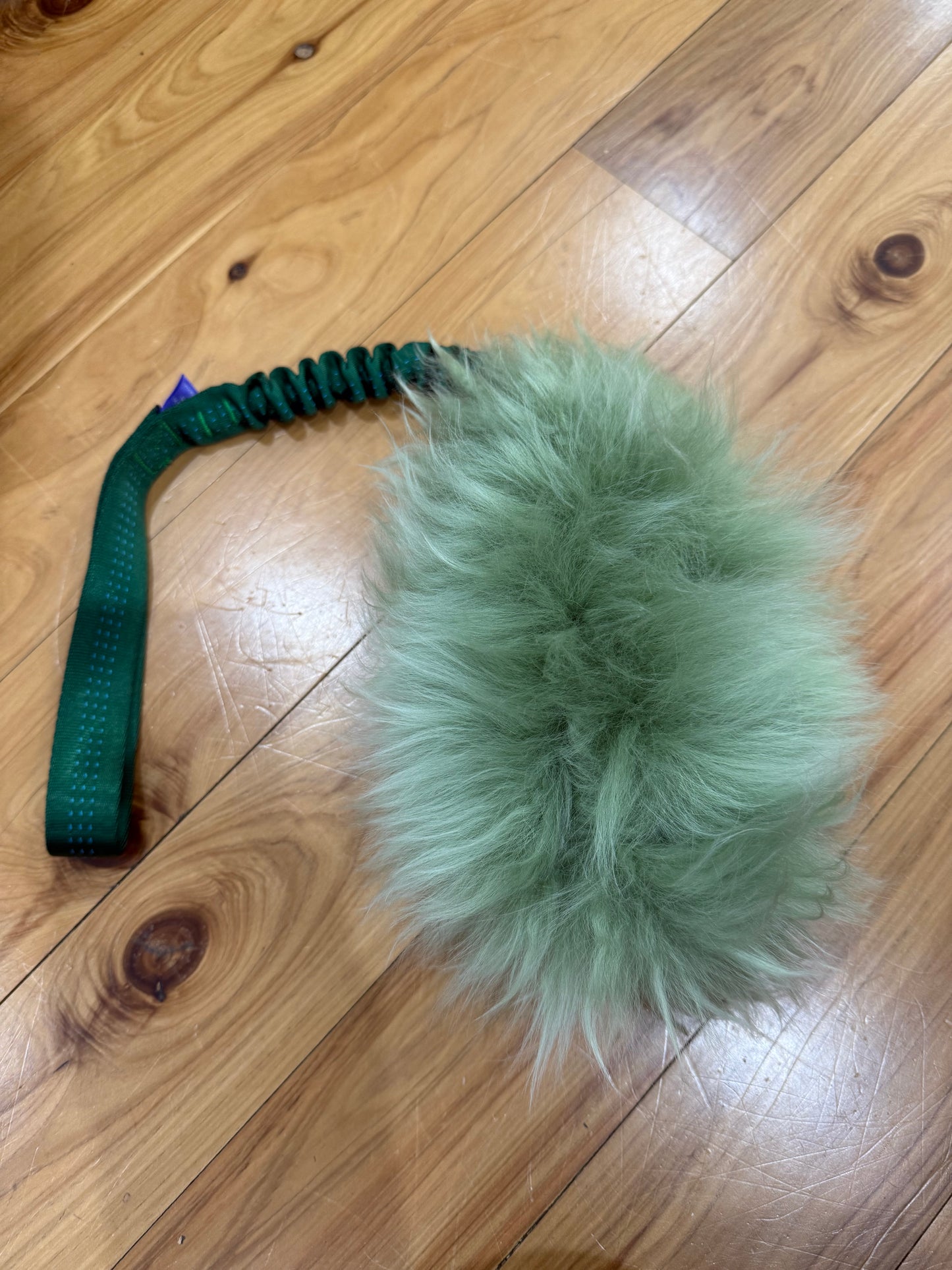 Wild-Tug Ultra Fluff Sheepskin Bungee Tug Toy