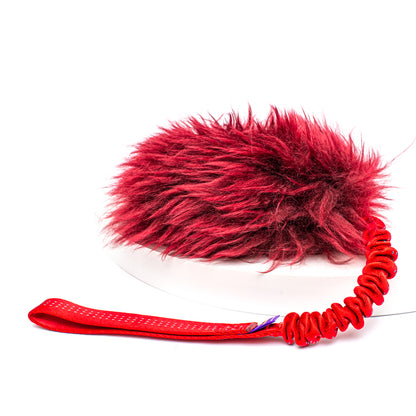 Wild-Tug Ultra Fluff Sheepskin Bungee Tug Toy