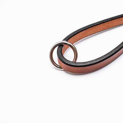 1/2" Cappuccino 4ft Leather Leash