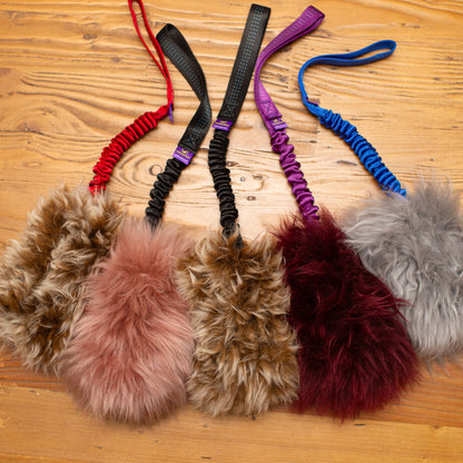 Wild-Tug Ultra Fluff Sheepskin Bungee Tug Toy