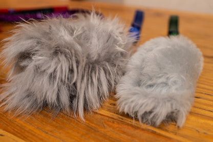 Wild-Tug Ultra Fluff Sheepskin Bungee Tug Toy